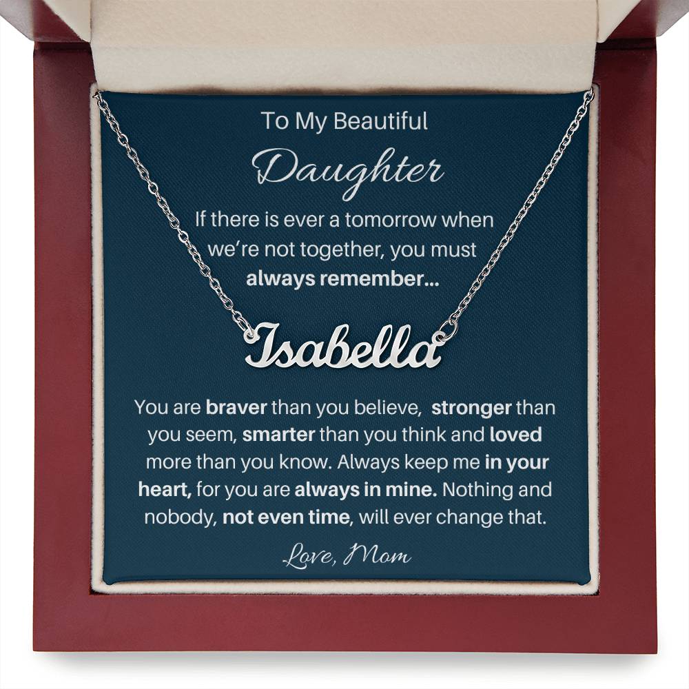 Birthday Christmas Keepsake Sentimental Nameplate