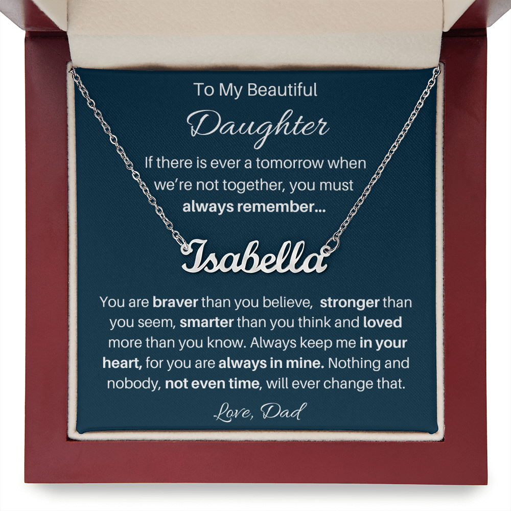 Personalized Daughter Name Necklace