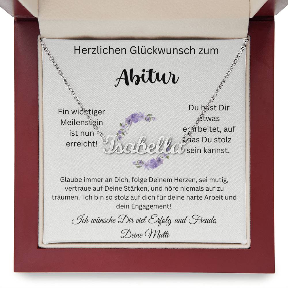Folge Deinem Herzen - Custom Name Necklace