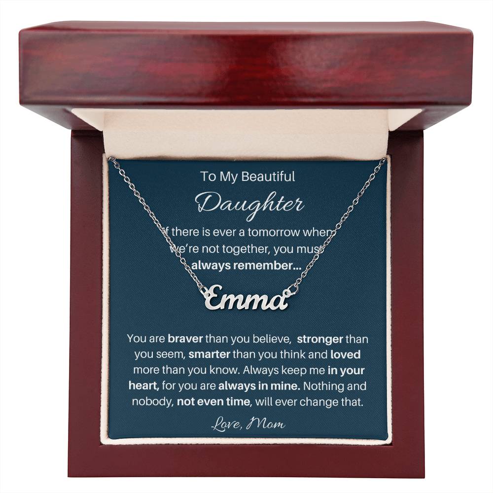 Birthday Christmas Keepsake Sentimental Nameplate
