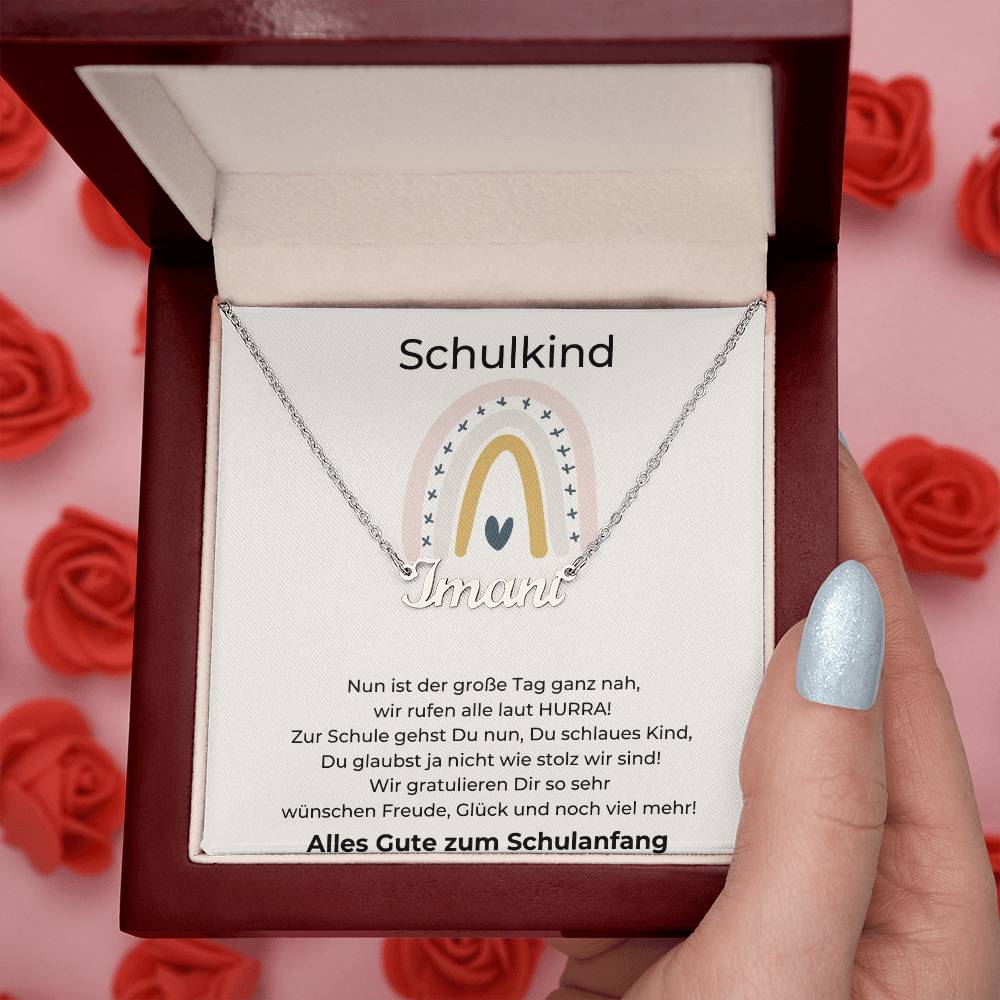 Wir Gratulieren Dir - Custom Name Necklace