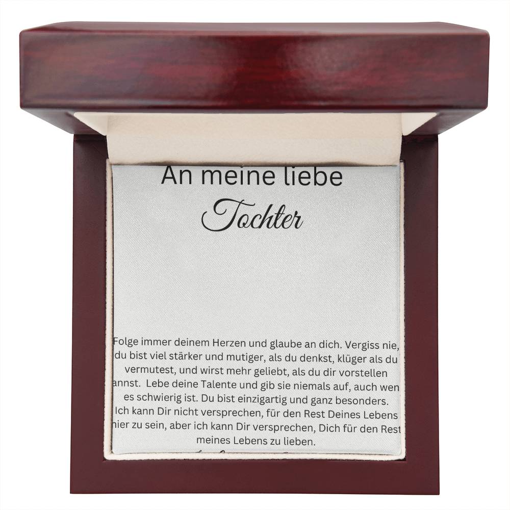 Tochter Personalisierte Namenskette - Lebe Deine Talente