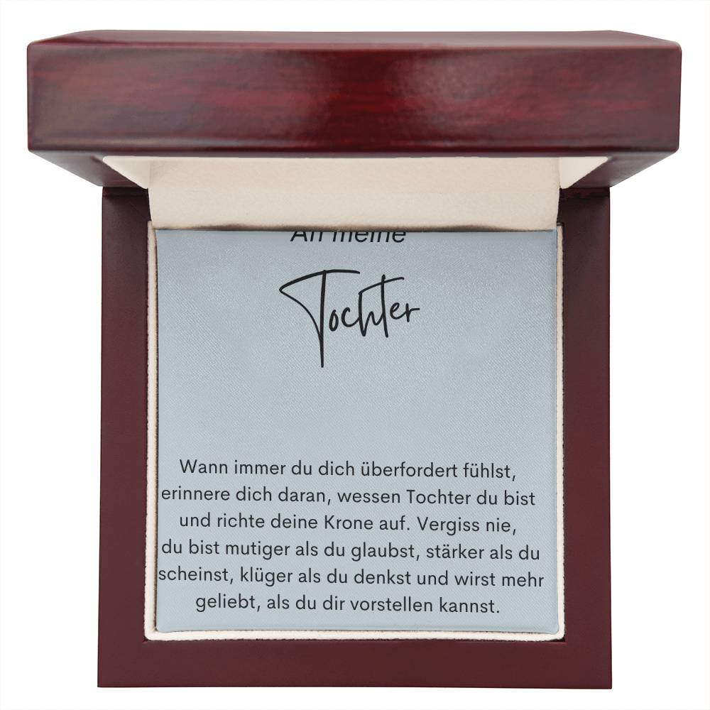 Tochter Personalisierte Namenskette - Du Bist Stärker Als Du Scheinst