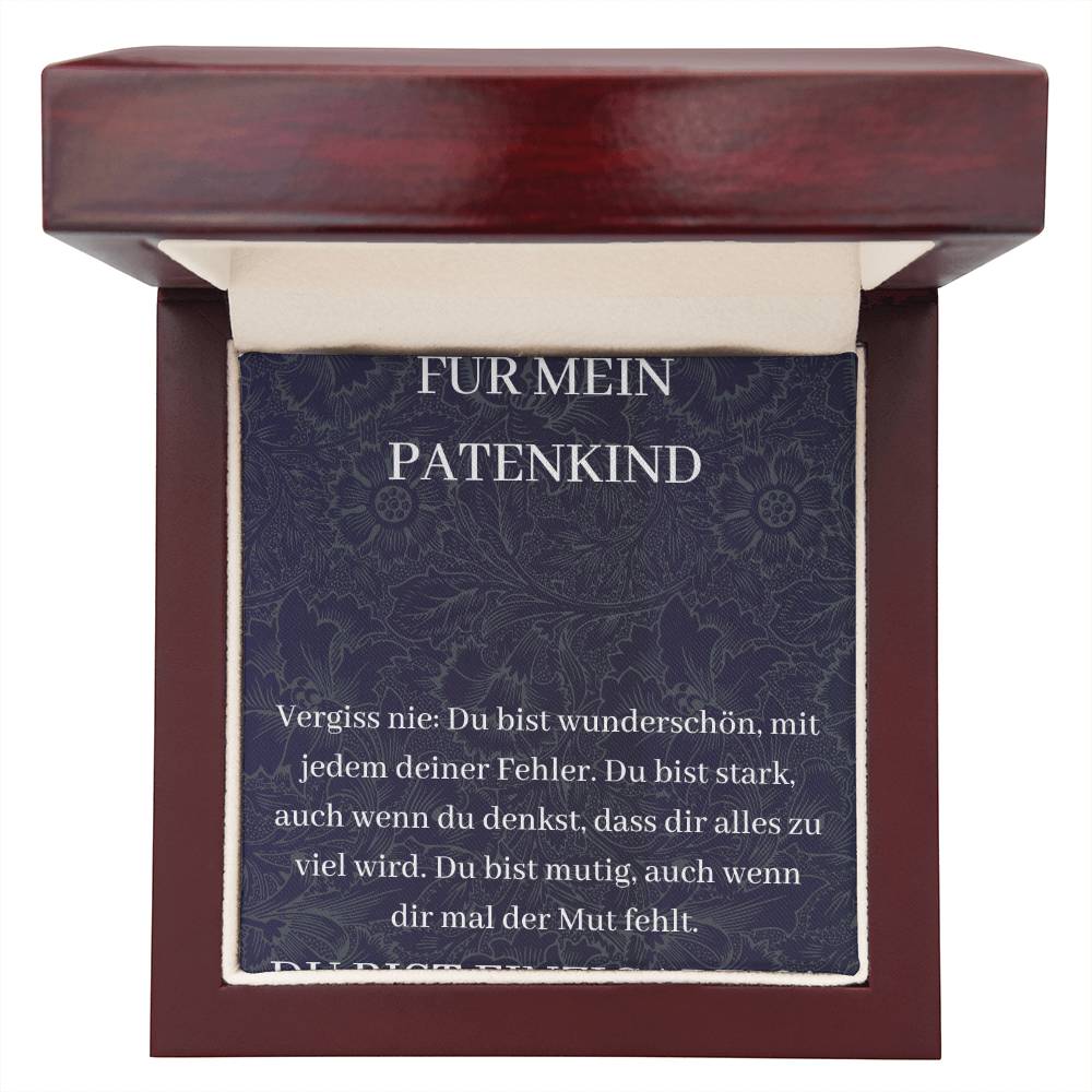 Für Mien Patenkind - Du Bist Stark - Custom Name Necklace