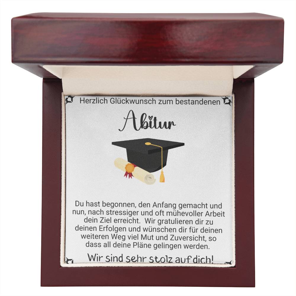 Wir Gratulieren Dir Zu Deinen Erfolgen - Custom Name Necklace