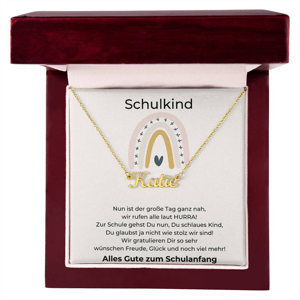 Wir Gratulieren Dir - Custom Name Necklace