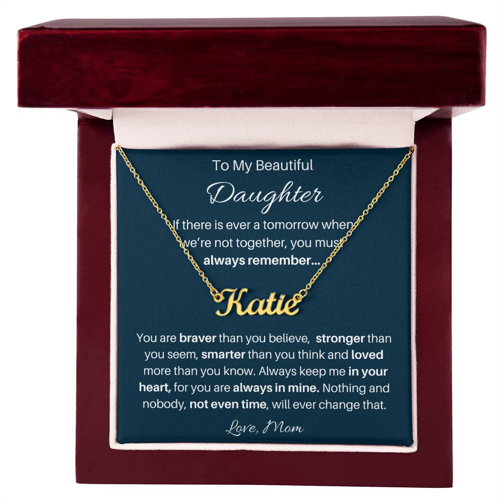 Birthday Christmas Keepsake Sentimental Nameplate