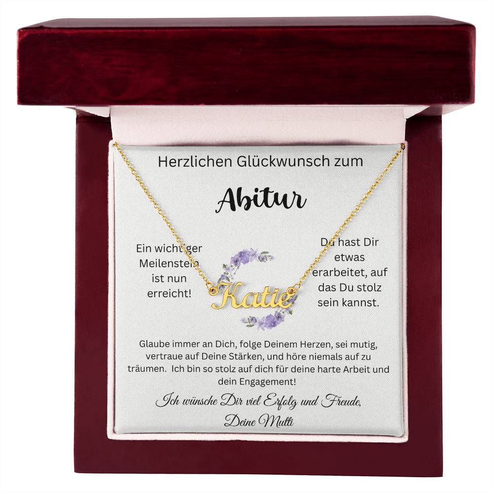 Folge Deinem Herzen - Custom Name Necklace