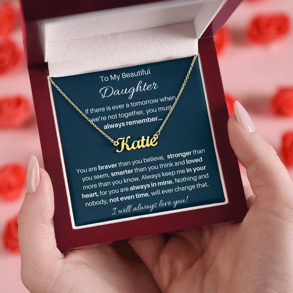 Personalized Silver & Gold Jewelry Gift from Mom or Dad