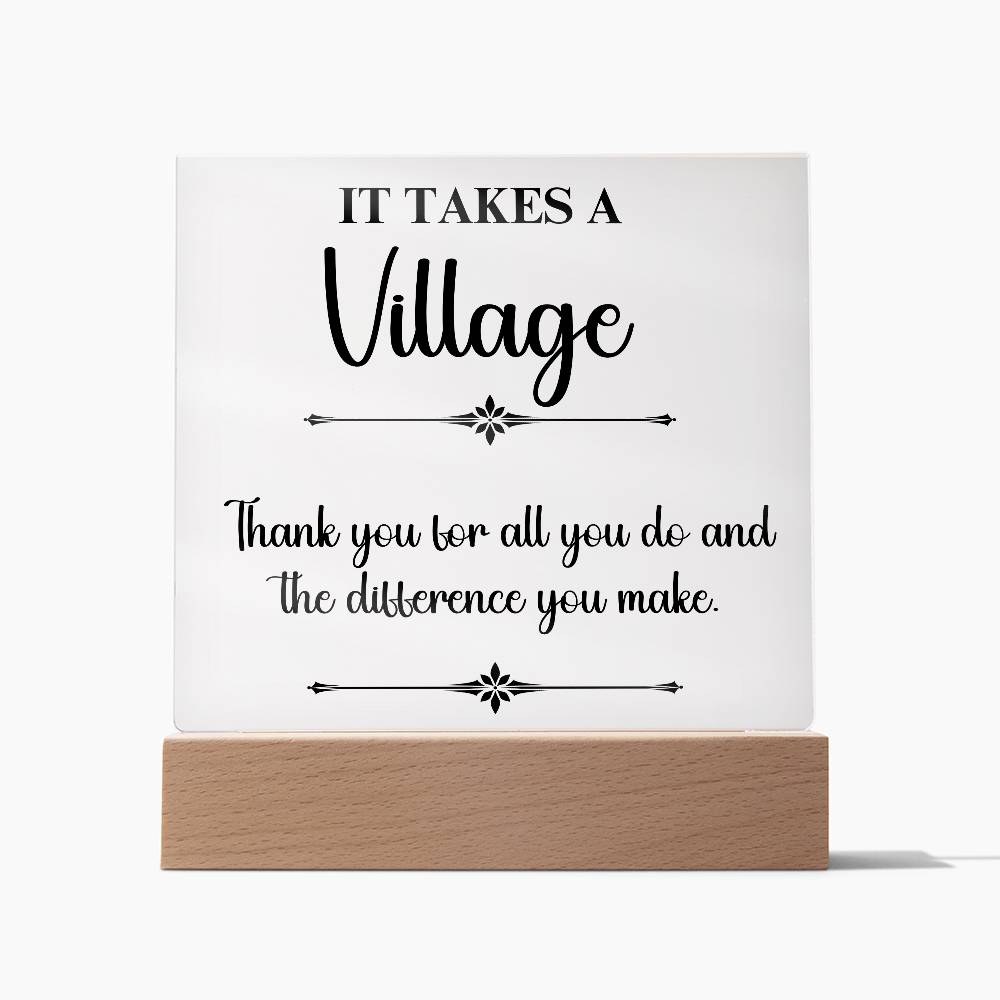 The Difference You Make - Acrylic Square Plaque 1