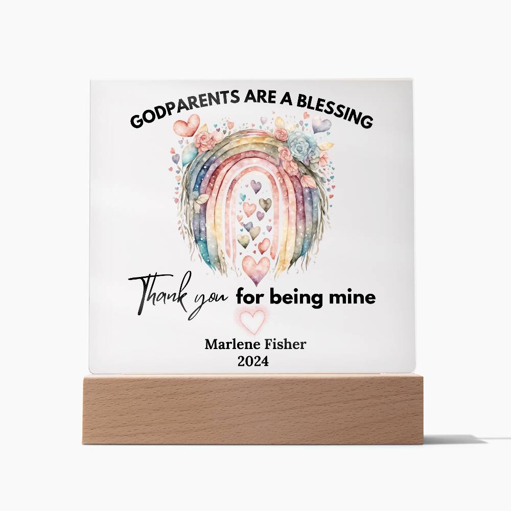 Marlene Godparents Plaque