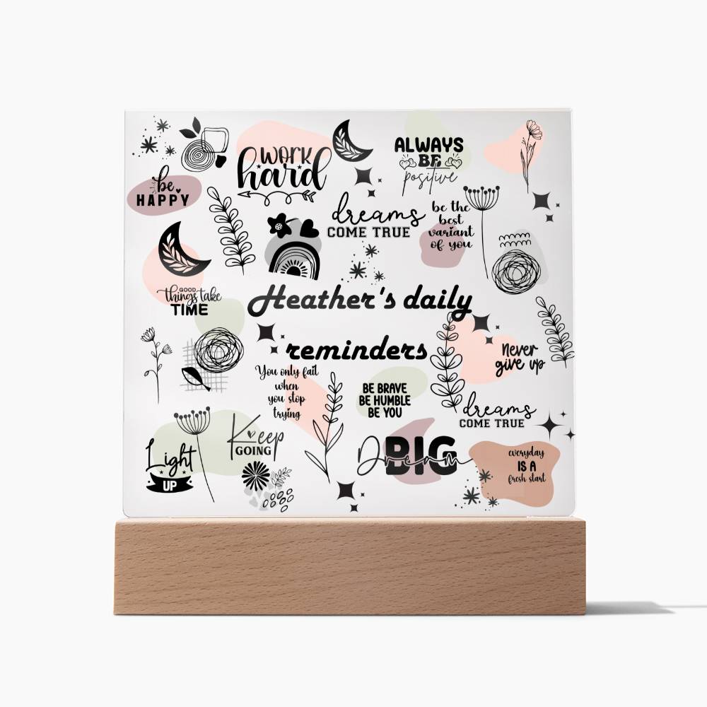 Motivation Plaque 3