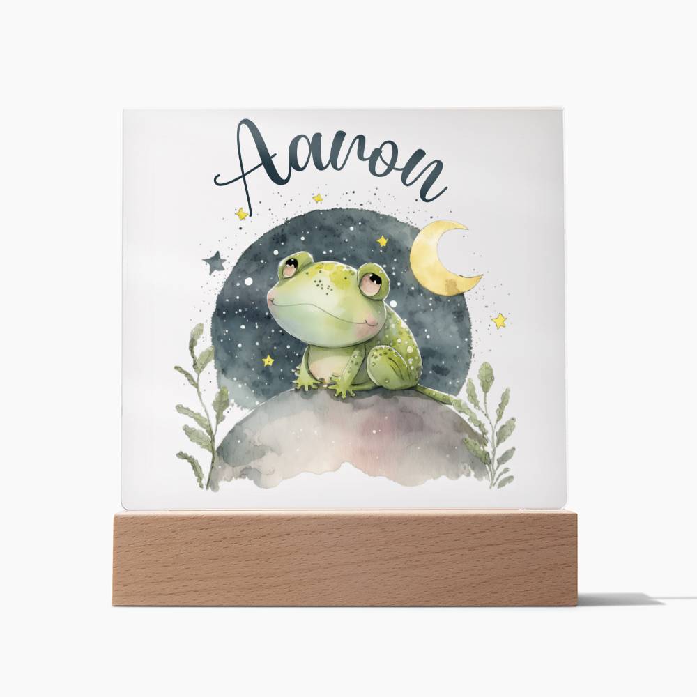 Nachtlicht Personalisiert Mit Namen - Acrylic Square Plaque