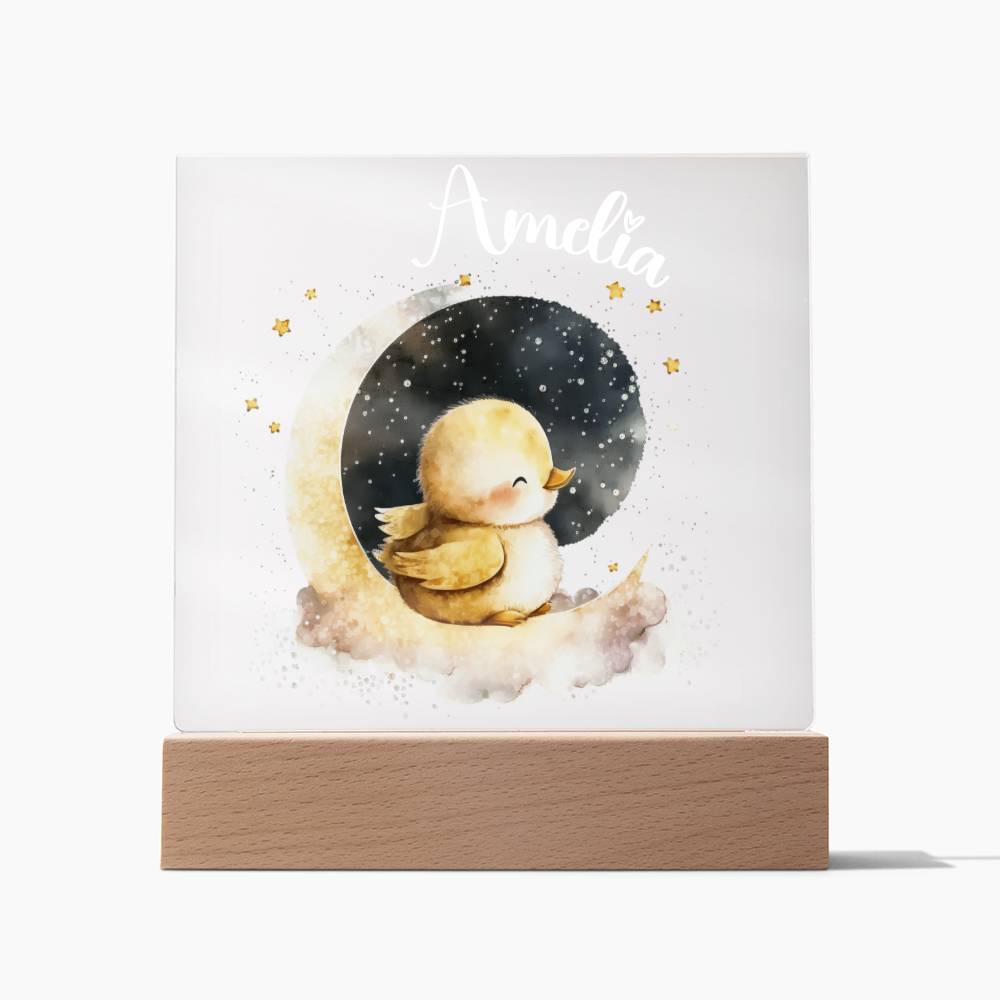 Night Light Baby - Acrylic Square Plaque