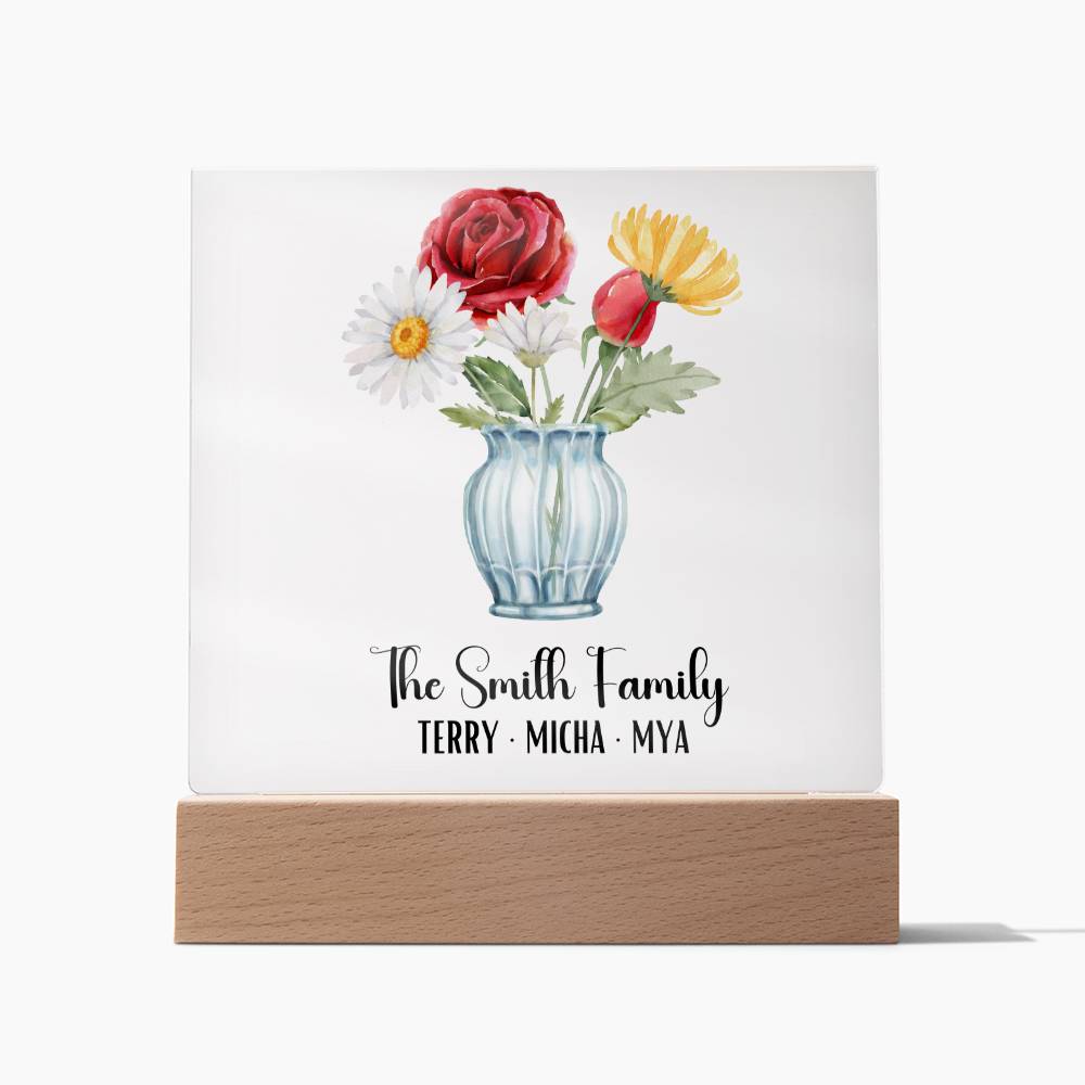The Smith Family Acrylic Plaque