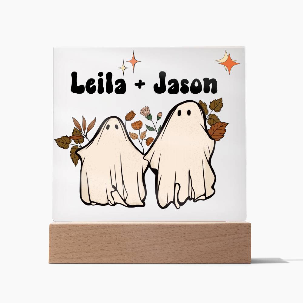 Halloween Personalized Decoration 1 - Acrylic Square Plaque