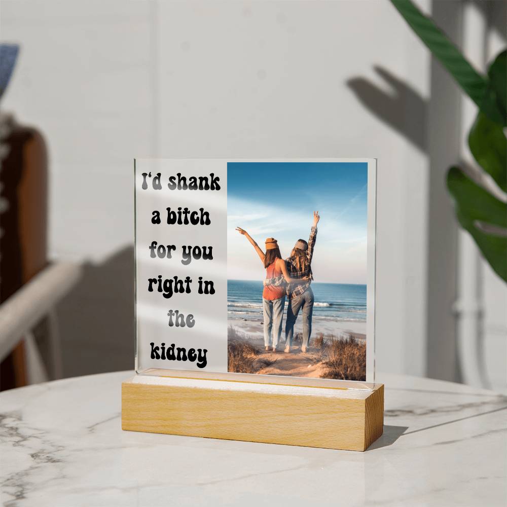 Friend Quote Plaque 3 (Black Text)