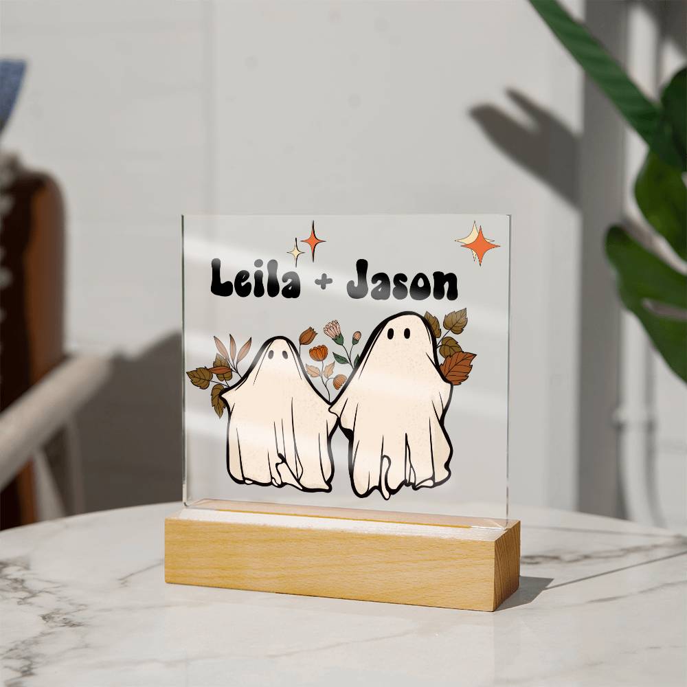 Halloween Personalized Decoration 1 - Acrylic Square Plaque