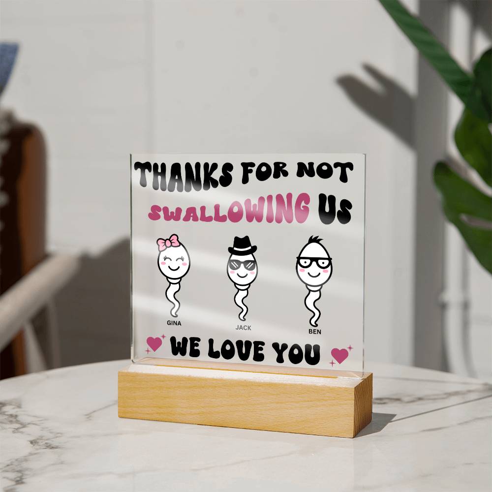 Mother's Day Gift 2 - Acrylic Square Plaque
