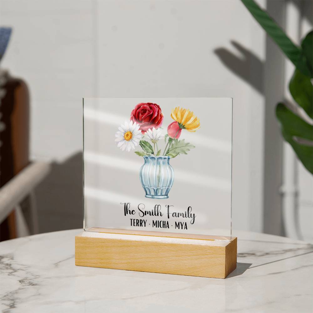 The Smith Family Acrylic Plaque
