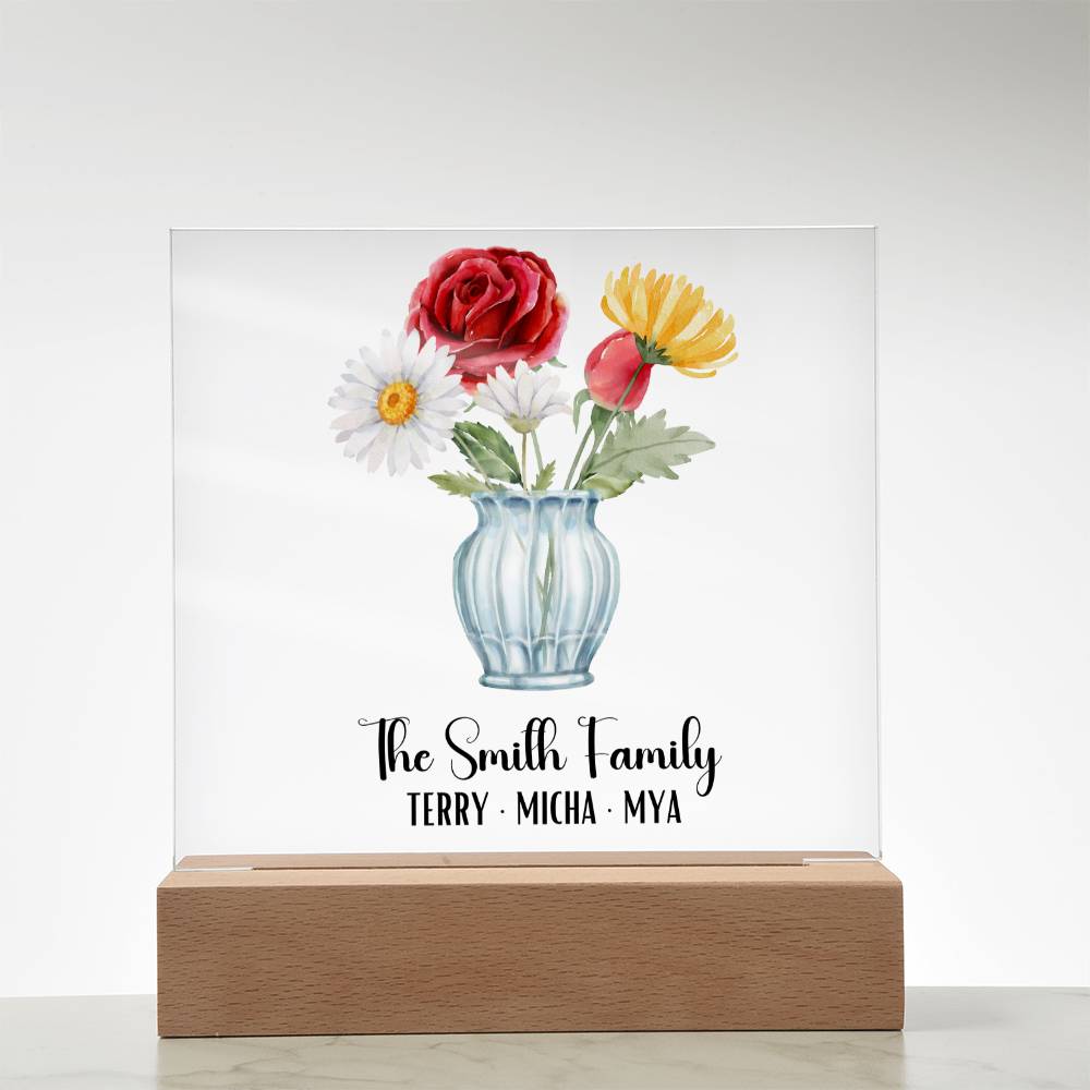The Smith Family Acrylic Plaque