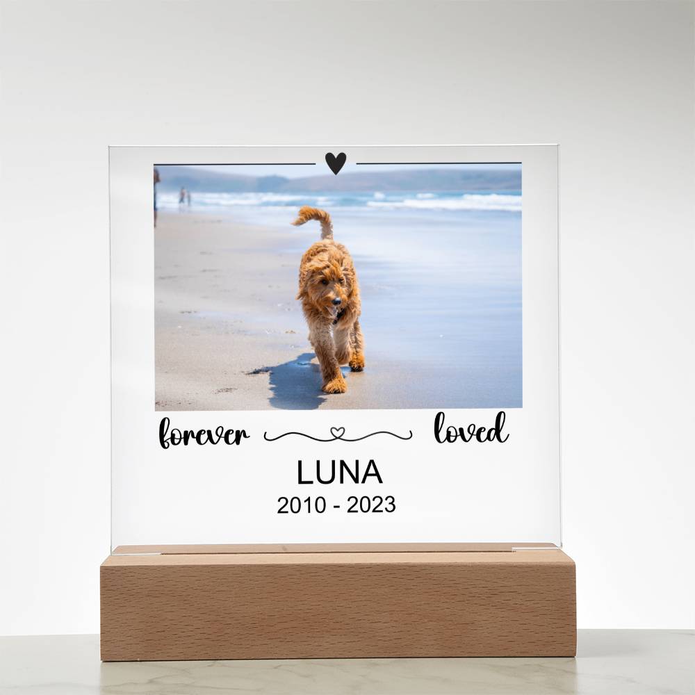 Luna Acryl Plaque