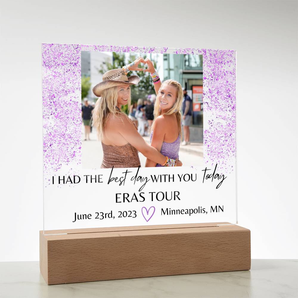 Eras 1 Black Acrylic Plaque