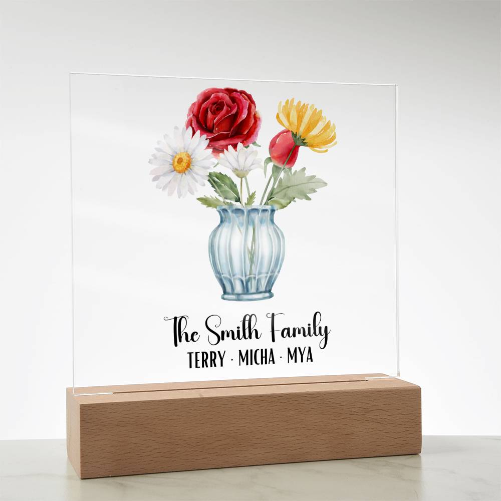 The Smith Family Acrylic Plaque