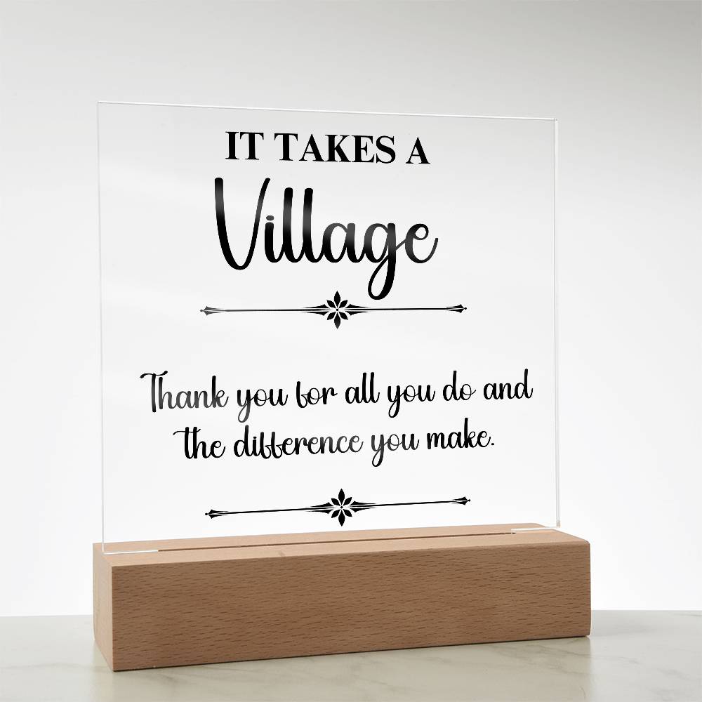 The Difference You Make - Acrylic Square Plaque 1