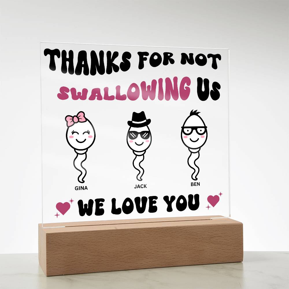Mother's Day Gift 2 - Acrylic Square Plaque