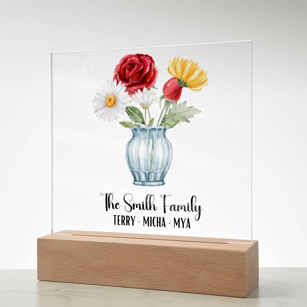 The Smith Family Acrylic Plaque