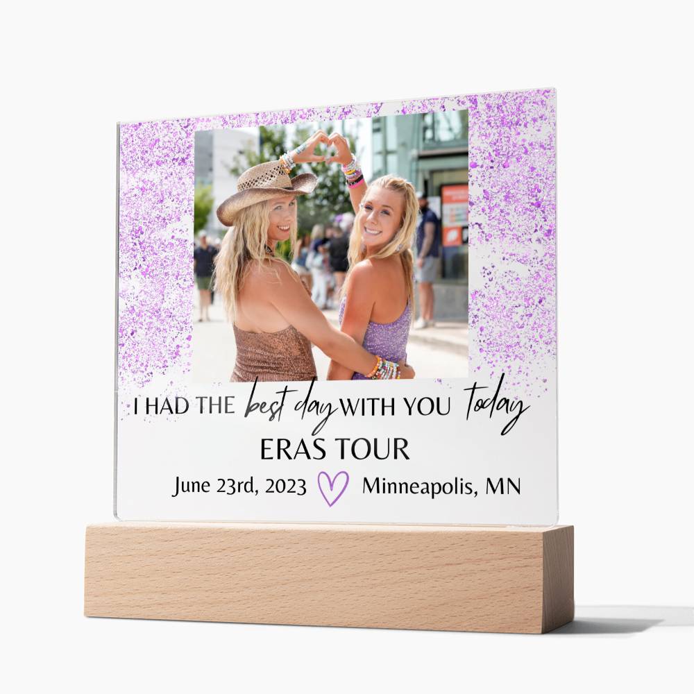 Eras 1 Black Acrylic Plaque