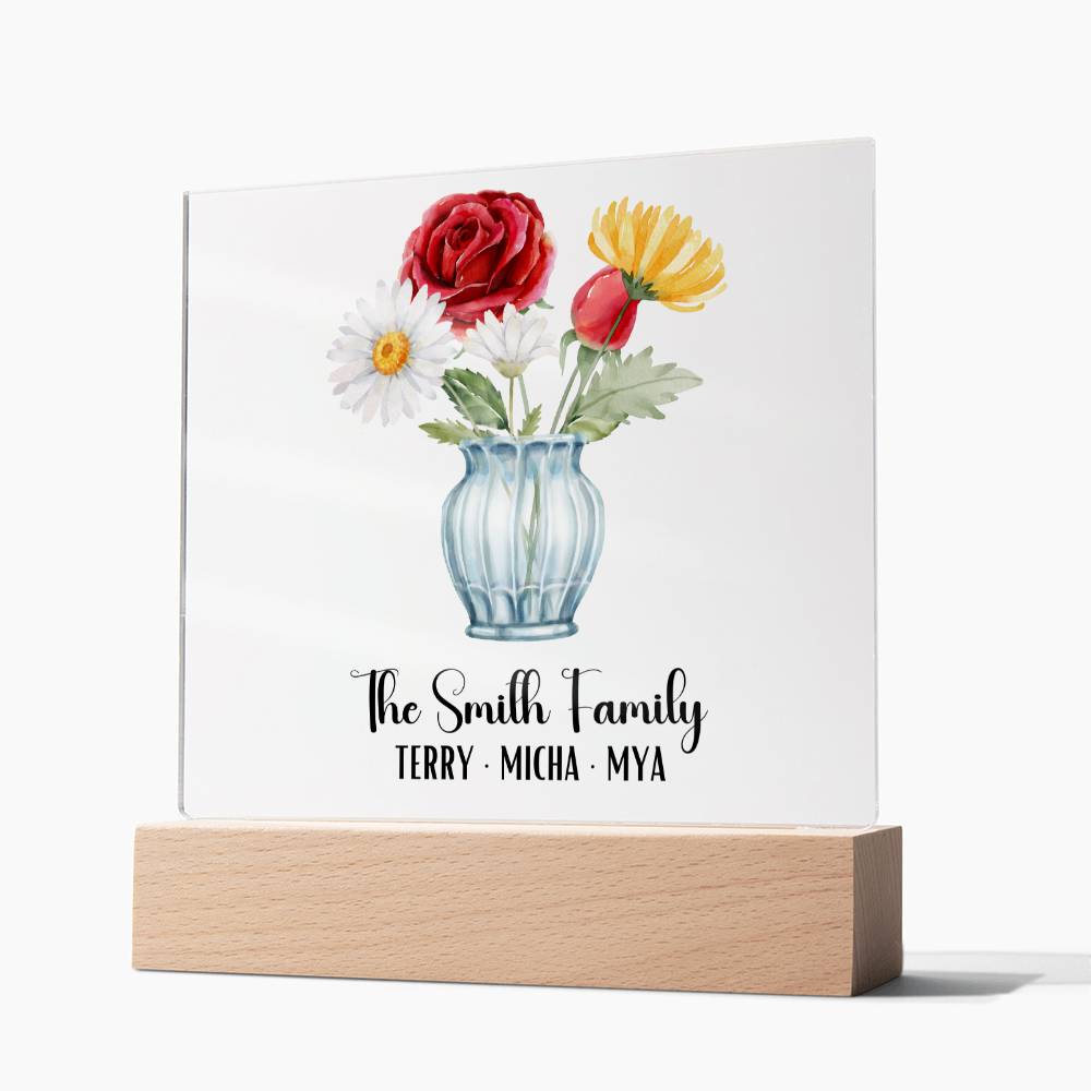 The Smith Family Acrylic Plaque