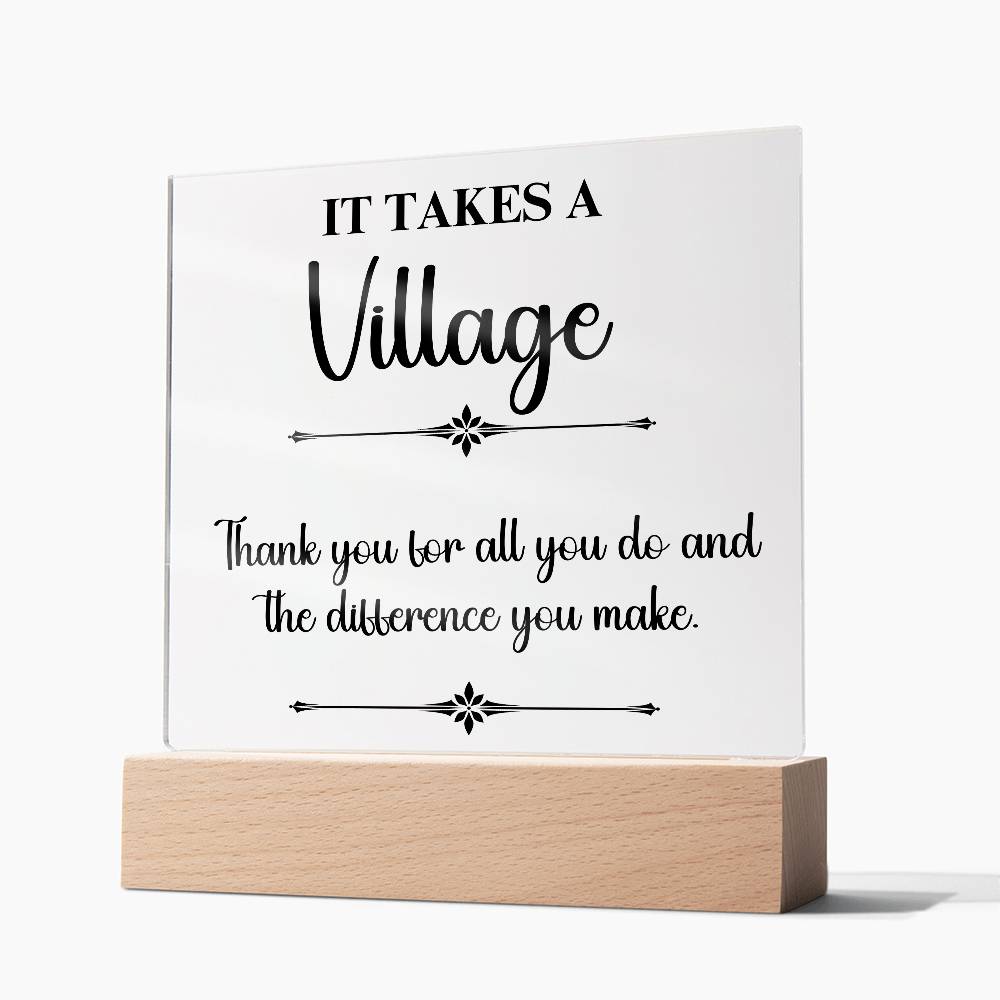 The Difference You Make - Acrylic Square Plaque 1