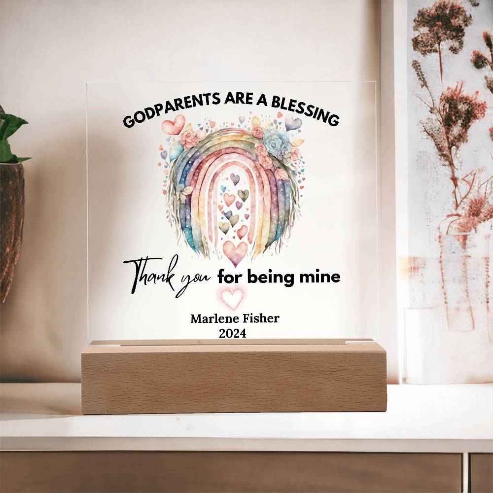 Marlene Godparents Plaque