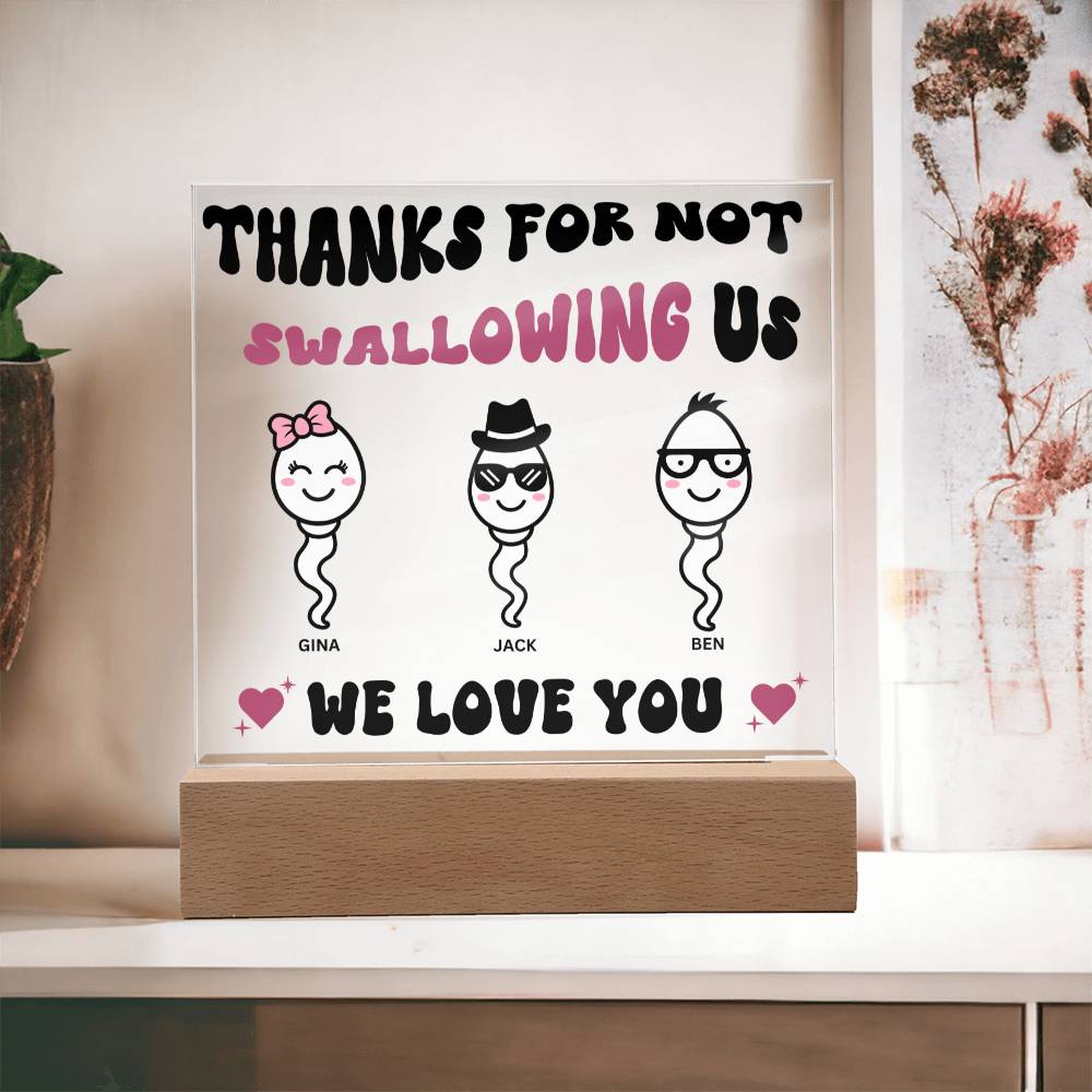 Mother's Day Gift 2 - Acrylic Square Plaque