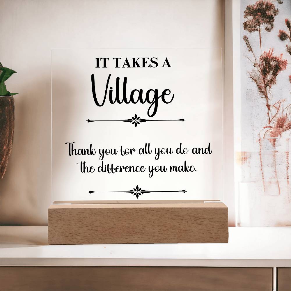 The Difference You Make - Acrylic Square Plaque 1