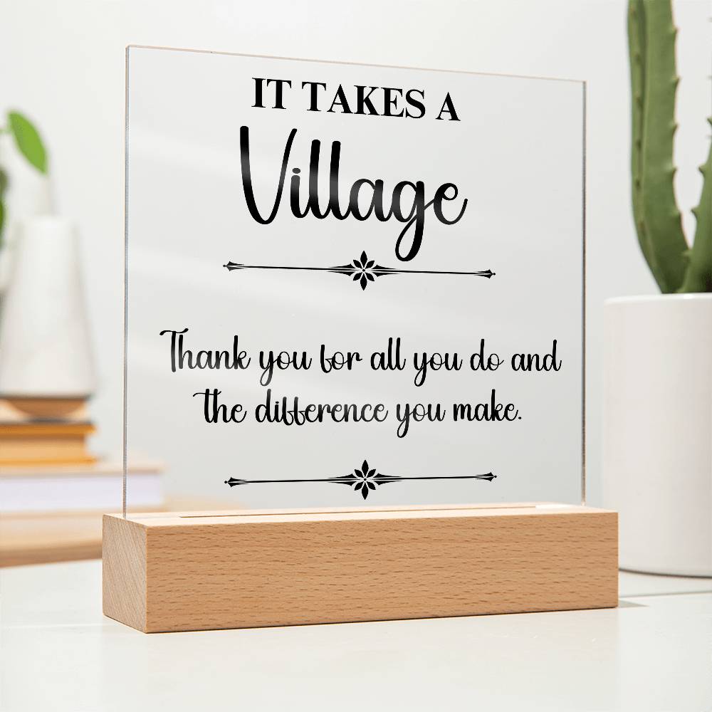 The Difference You Make - Acrylic Square Plaque 1