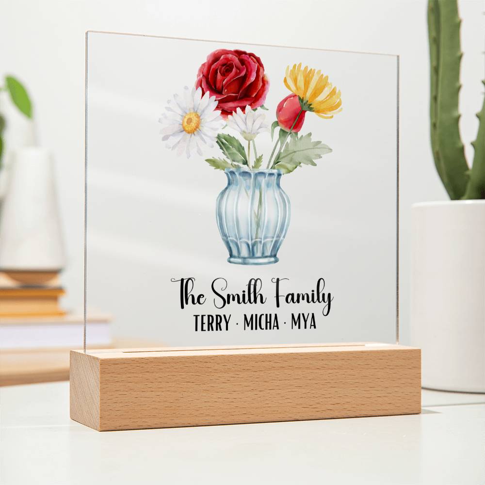 The Smith Family Acrylic Plaque