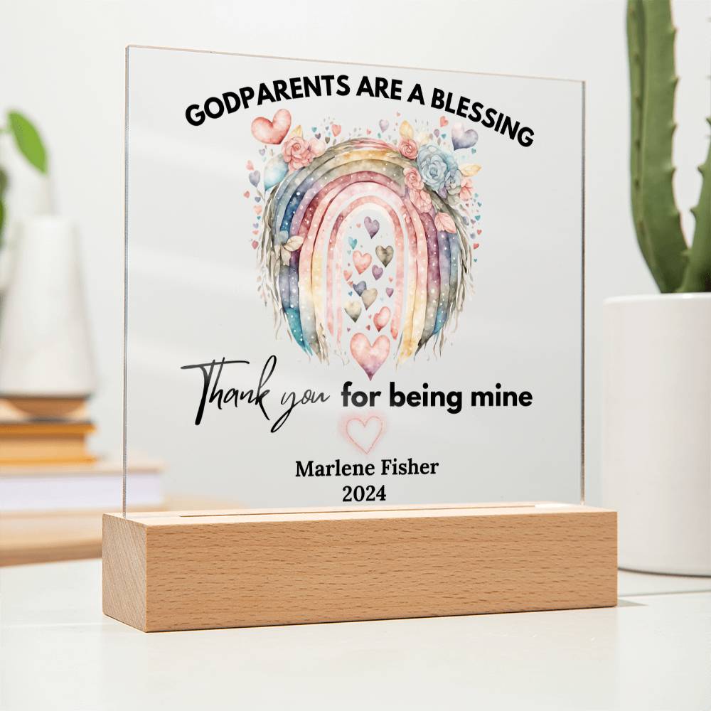 Marlene Godparents Plaque