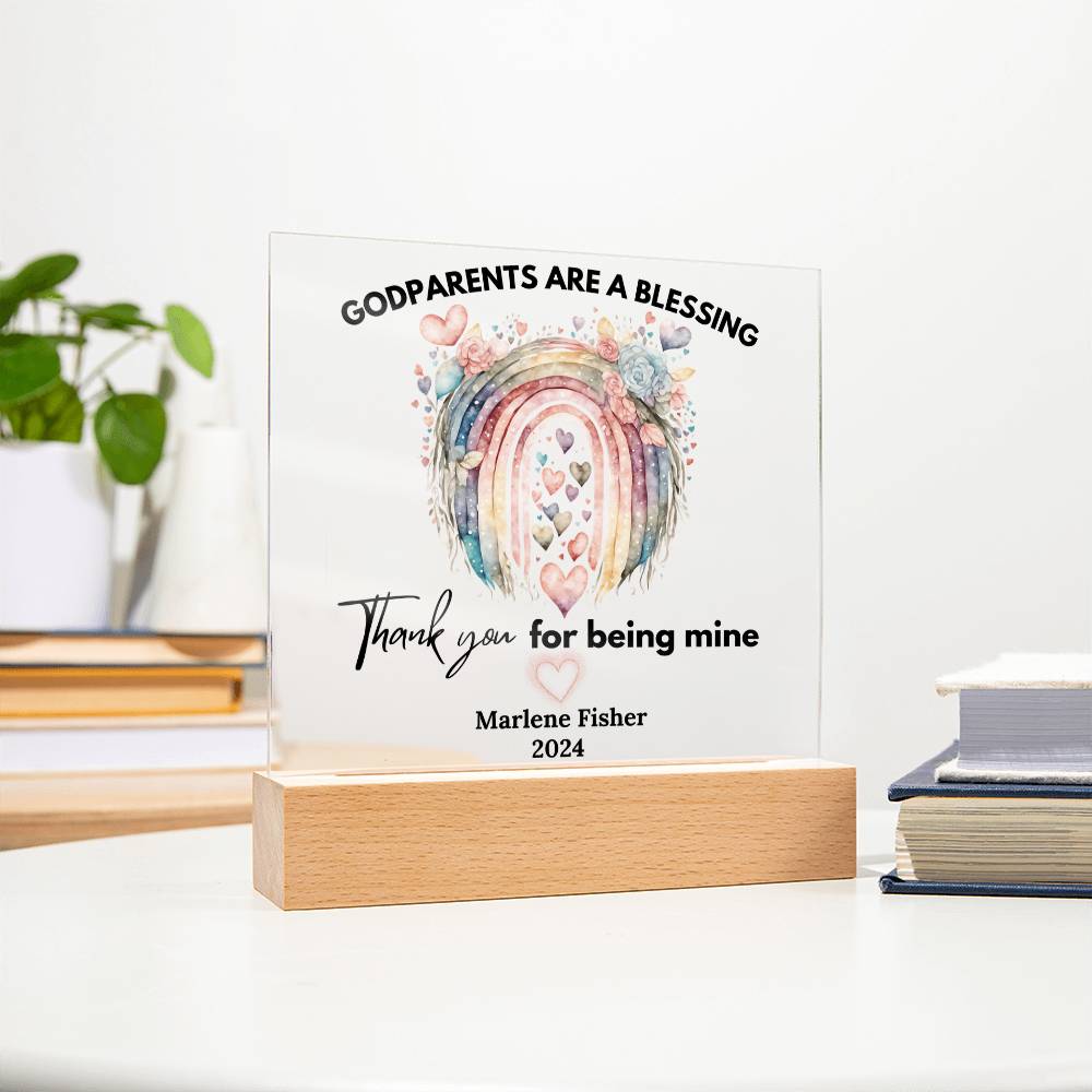 Marlene Godparents Plaque