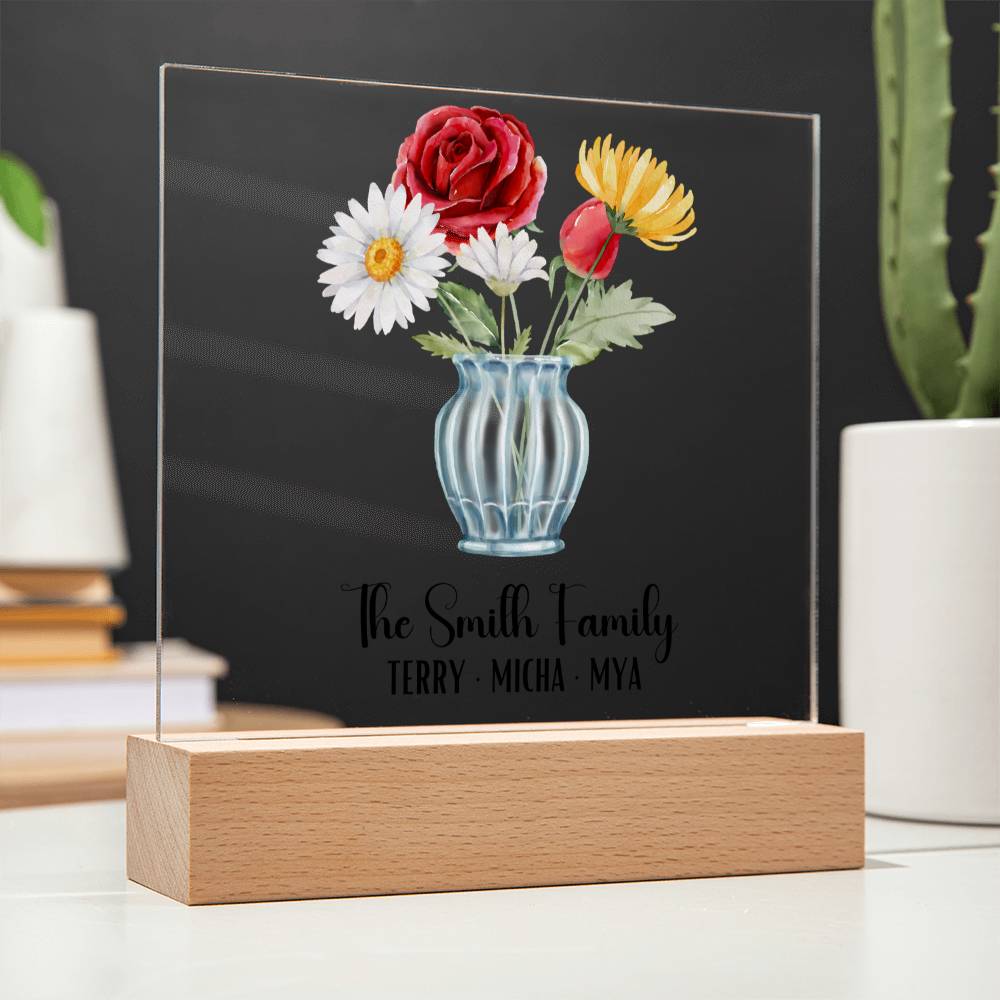 The Smith Family Acrylic Plaque