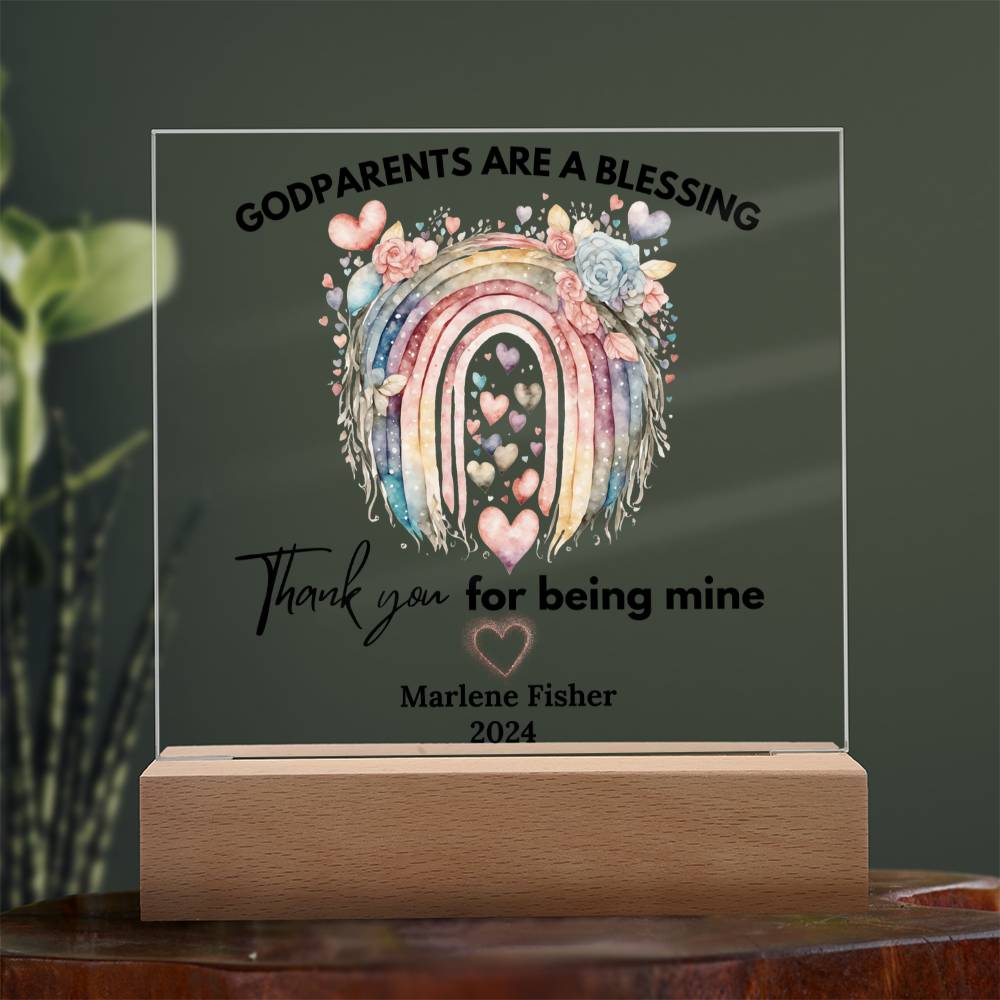 Marlene Godparents Plaque