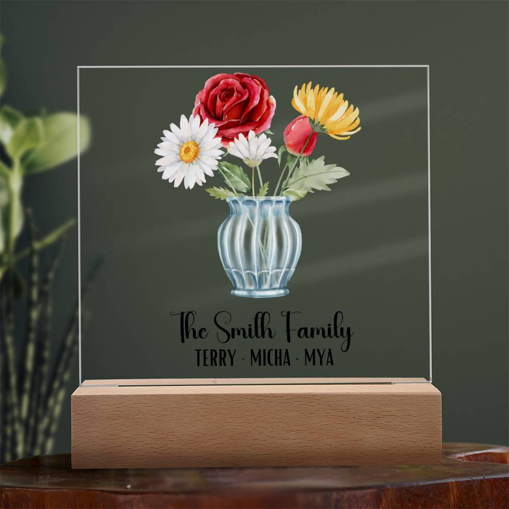 The Smith Family Acrylic Plaque