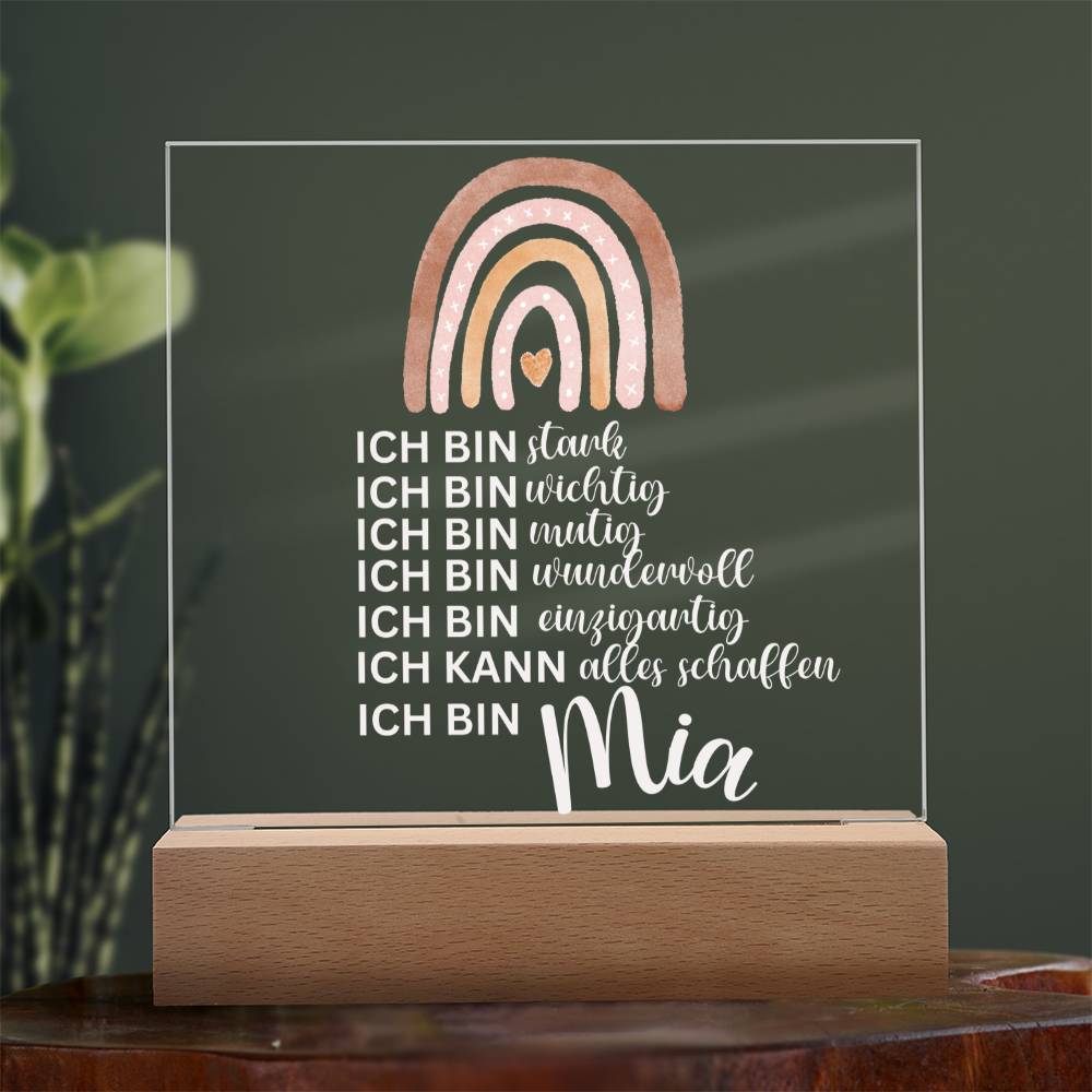 Mia Rainbow Acryl 1