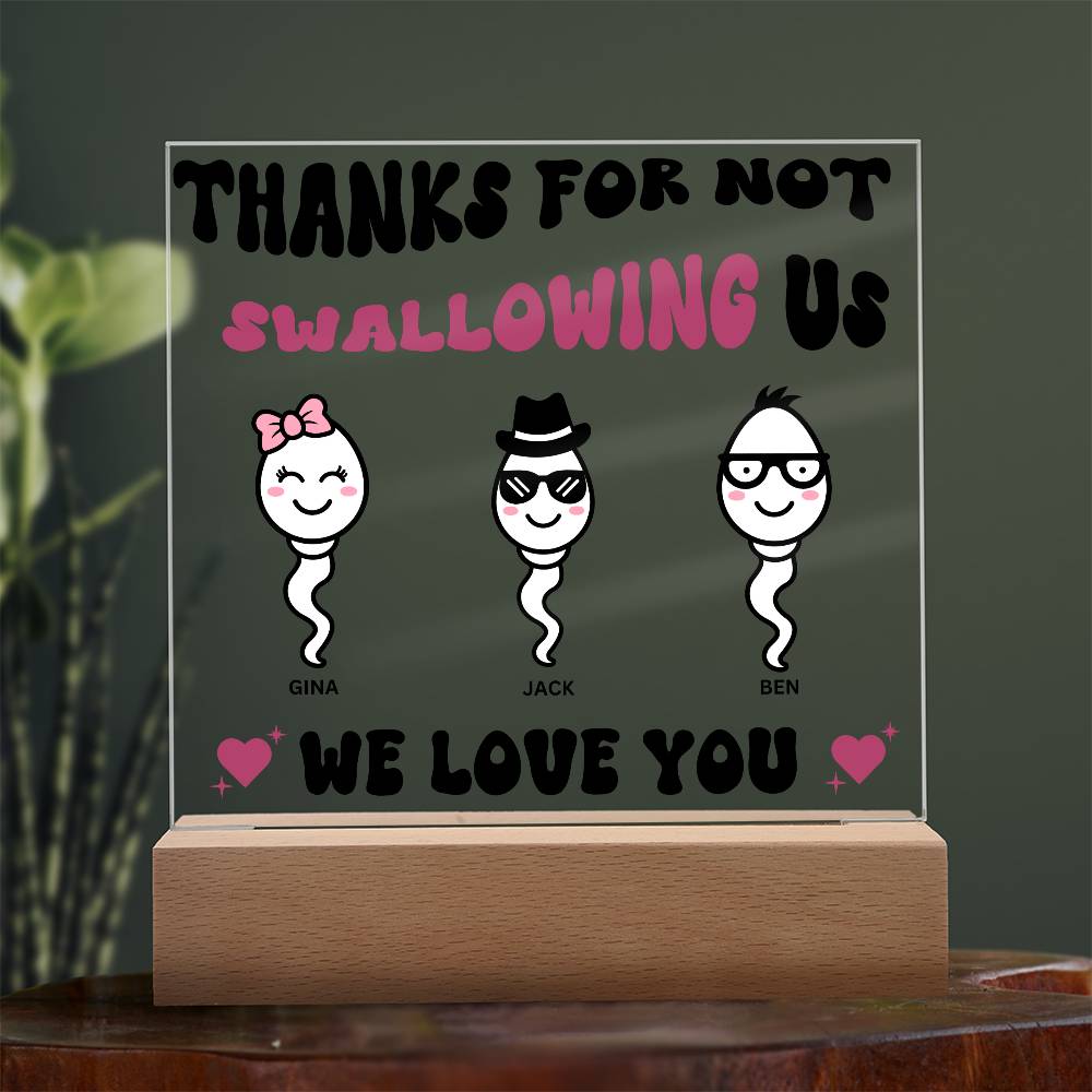 Mother's Day Gift 2 - Acrylic Square Plaque