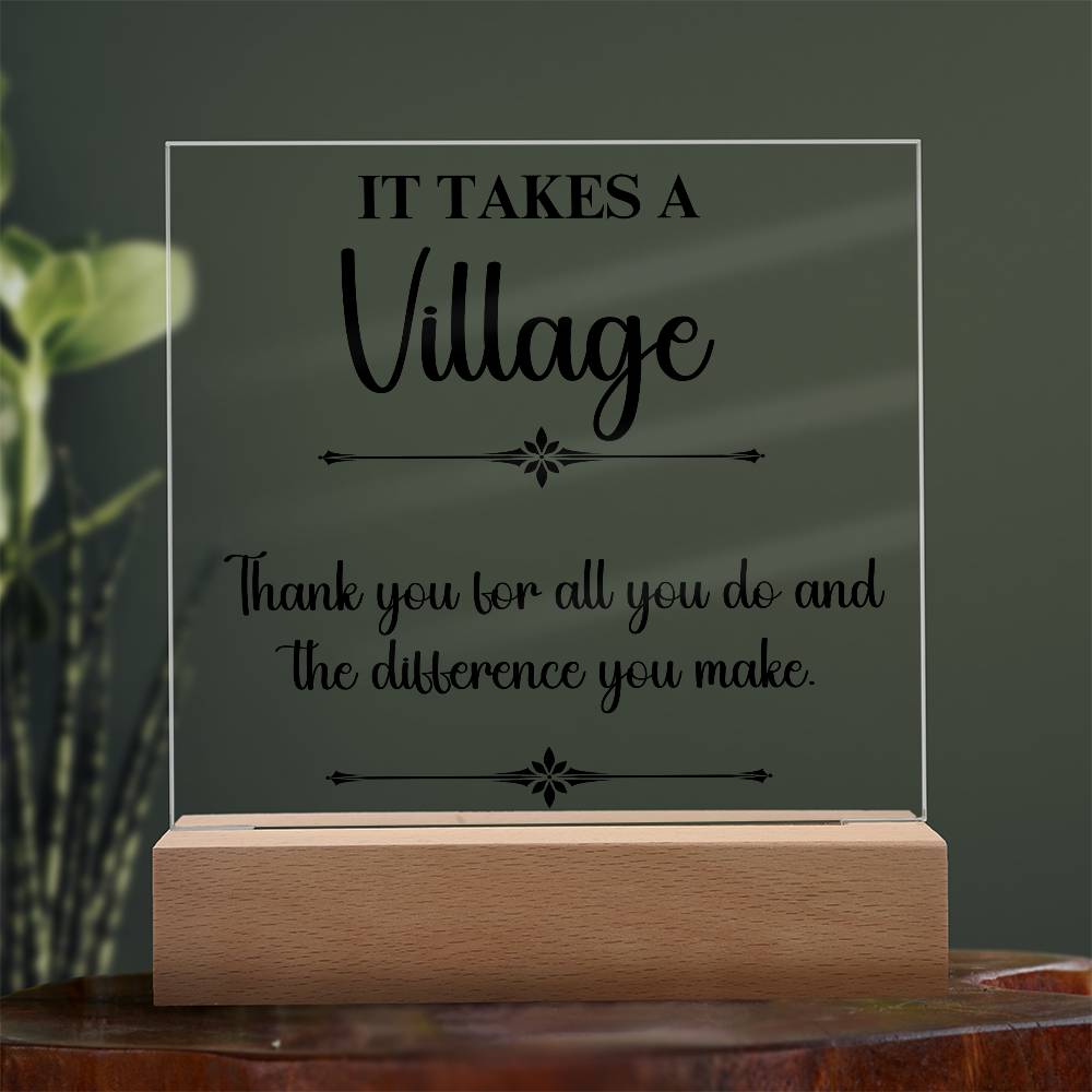 The Difference You Make - Acrylic Square Plaque 1