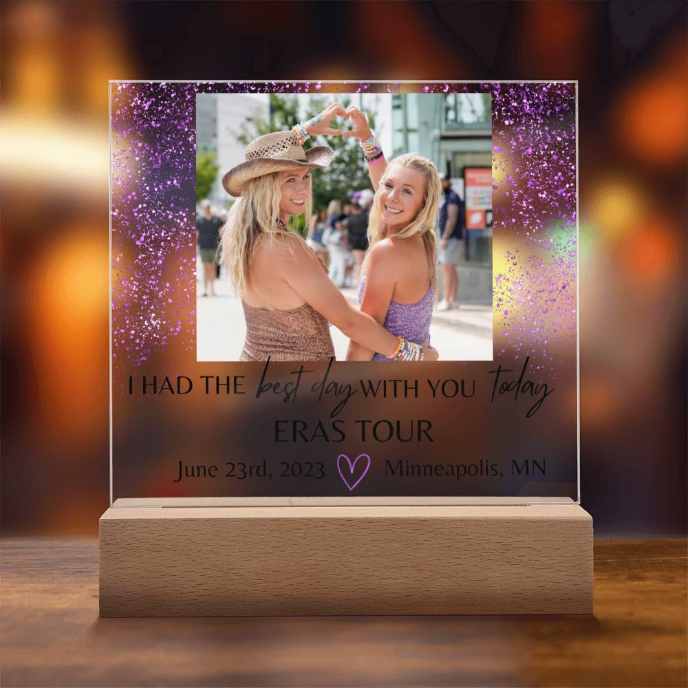 Eras 1 Black Acrylic Plaque