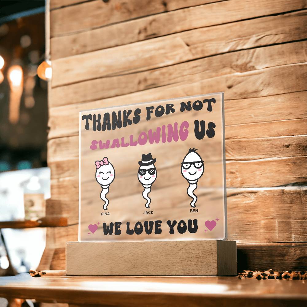 Mother's Day Gift 2 - Acrylic Square Plaque