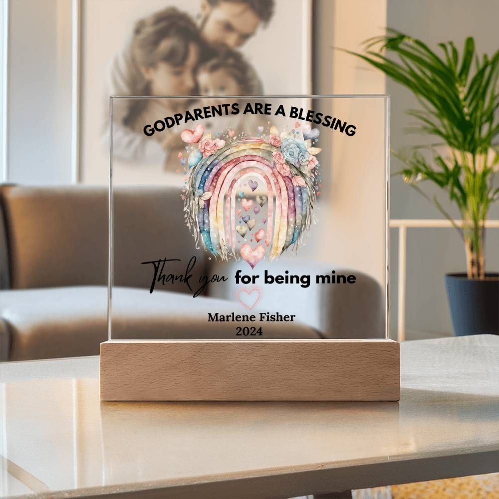 Marlene Godparents Plaque